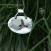 Hanger met edelsteen met fossieltjes - Afbeelding 4