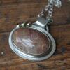 Hanger met edelsteen met fossieltjes - Afbeelding 5
