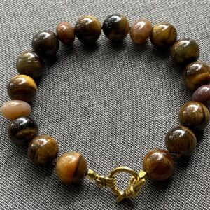 Armband met tijgeroog kralen