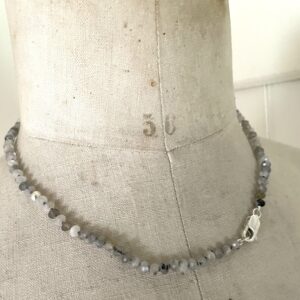 kralen ketting met labradoriet